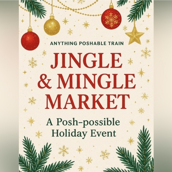 Jingle & Mingle Market POSHableTrain - Picture 1 of 12